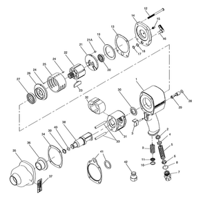 Part Location Diagram of 2161-658 Ingersoll Rand Reverse Lever